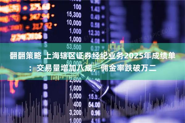 翻翻策略 上海辖区证券经纪业务2025年成绩单：交易量增加八成，佣金率跌破万二