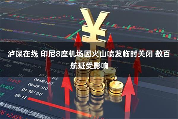 泸深在线 印尼8座机场因火山喷发临时关闭 数百航班受影响